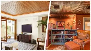 75 Gray Floor And Orange Floor Family Room Design Ideas You'll Love ♡