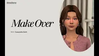 Make Over with Cassandra Goth Sims 4 #thesims4 #ccsims4 #eagames