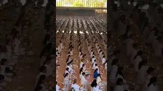 Mega Bhuta Suddhi 1400 Participants🔥#Sadhguru #yoga #ishafoundation #spirituality #innerengineering