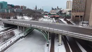 2025-01-07 Ottawa Rideau Canal / Canal Rideau d'Ottawa (Canada) - 9 min. 55 sec. cut