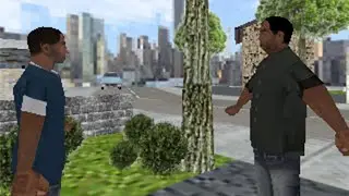 A-Pose Lamar roasts A-Pose Franklin (PS1 Graphics)