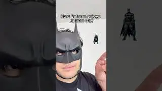 Batman celebrates Batman Day #batmanday #batman #comics #dc
