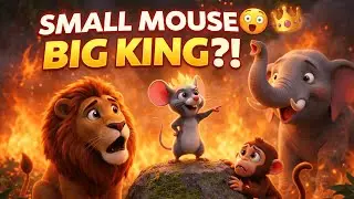 The Smallest King 🐭👑 | Jungle Moral Story for Kids | Adnan Kids Studio