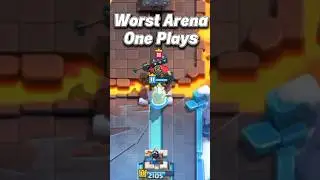 Worst Arena one plays! #clashroyale #clashroyalecard #supercell #clashroyaleshorts