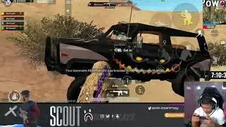 Scout killed a  hacker while rank pushing with nova ,willy |  BGMi plays