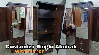 Single customize Almirah with mirror | Delivery on Dhaka Cantonment | Ovi Life Okay |