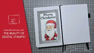 Plan with Me | December 2025 | The Beauty of Digital Stamps