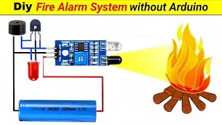 Flame Sensor:How To Make Range Adjustable FIRE DETECTOR Alarm