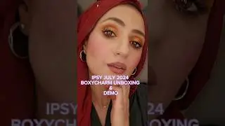 JULY 2024 BOXYCHARM UNBOXING TUTORIAL  #shorts #ipsy #makeup