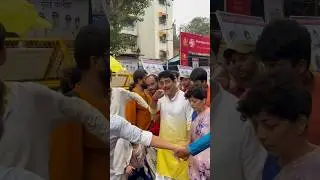 Taarak Mehta at ￼Lalbaug cha Raja 2023 Darshan  #mumbai ganapti #ganesh #tranding #lalbaugcharaja