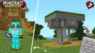I Made CRAZY IRON FARM 🔥 AND FULL DIAMOND ARMOUR In Minecraft Hardcore || MCPE (HINDI)