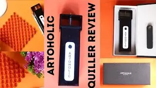 Artoholic quiller review|| demo ||battery quiller|| automatic quiller|| quilling art|| easy to use