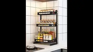 TOLEAD 3 Tier Spice Rack Kitchen Counter Organizer for Essential Oils Steady Bathroom Organizer