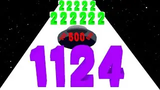 Hole Number Run (vs) Layer Runner - New Update (ASMR Gameplay)