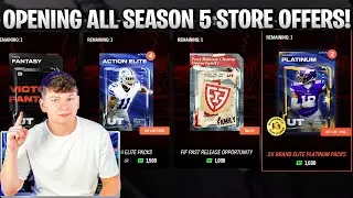 OPENING ALL SEASON 5 STORE OFFERS! MAX LEVEL 50 OFFERS!