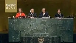 Paris climate deal signed by world leaders at UN