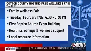 Cotton County organizations host family wellness fair