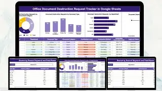 Office Document Destruction Request Tracker in Google Sheets