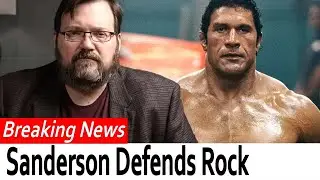 Brandon Sanderson Defends Dwayne Johnson, Saying &lsquo;The Rock Is a Good Actor&rsquo; Despite a String of Box