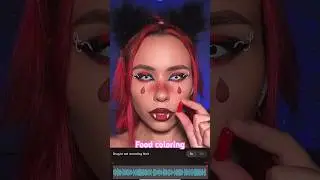 Halloween tutorial👻 SFX makeup⚠️ #sfx  #sfxtutorial #fakesituation ⚠️