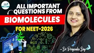 All Important Questions from Biomolecules for NEET-2026 || #QuickTips for NEET @SriChaitanyaAcademyNEET