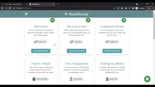 Stories Application in NodeJS with Source Code - CodeAstro