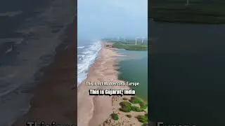 This is Gujarat #gujarat #gujarattourism #dji #india #beach #indianocean #arabiansea #ocean #sand