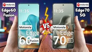 Motorola Edge 70 Vs Motorola Edge 60 Fusion - Full Comparison 🔥 Techvs