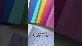 Diamond Press Adhesive Cardstock
