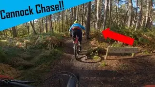 Following another Rider is interesting! // Riding Cannock Chase