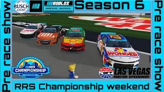 Roblox Busch series season 6 Finale Pre Race Show