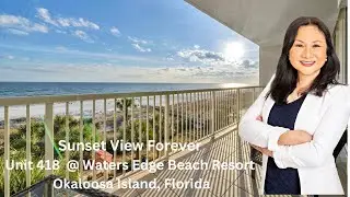Live the beach life in this 3/3 unit with breathtaking view @watersedgebeachresort @okaloosaisland