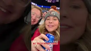 Date night at the game is always a hit - especially when you sit on the glass in the center of all
