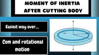 Moment Of Inertia Of Remaining Part Rotational Motion Physics Neet/Jee