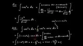 Primitiva funktioner del 16 - primitiv till trigonometriskt uttryck, udda potens