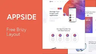 Appside FREE Layout for Apps and Downloads | Brizy WordPress + Cloud