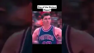 The Dirtiest Play in NBA History: Bill Laimbeer's Infamous Move #shorts  #nba