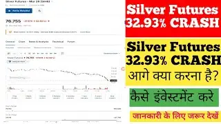 Silver Futures 32.93% CRASH आगे क्या करना है?#share #trading #etf #investing #gold #silver #investor