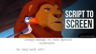 The Lion King | Script To Screen Comparison