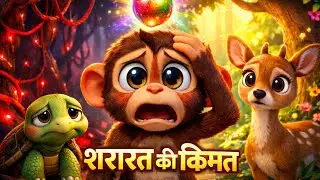 शरारत की कीमत | जादुई जंगल की मज़ेदार नैतिक कहानी | Kids Moral Story Hindi