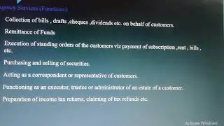 FUNCTIONS OF COMMERCIAL BANKS (#3)BANKING LAW AND PRACTICE