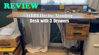 FEZIBO Electric Standing Desk Review: Adjustable & Spacious, 2025
