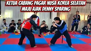 ketua Cabang Pagar Nusa Korea Selatan Maju Ajak Denny Sparing