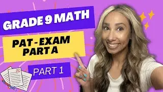 Grade 9 Math PAT -Part A 2019