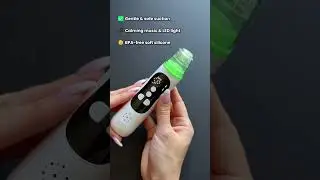 Baby Nasal Aspirator with Light & Music | Gentle Nose Cleaner 👶✨