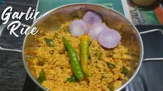 Garlic rice | Easy & Tasty garlic rice | garlic fried rice #garlic #rice #friedrice @rajitalkss