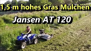 Jansen AT 120 mäht 1,5 m hohes Gras