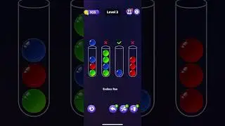 Color Ball Sort Level 3: Challenge grows&mdash;think ahead to match all colors!