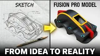 How to Design the Upper Housing of a Gear Reducer in Autodesk Fusion - Exercise 76