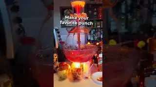 Nostalgia 3-Tier Party Fountain in Action (Punch Bowl Fountain)